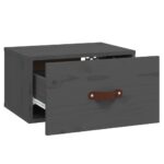 vidaXL Nástenné nočné stolíky 2 ks sivé 40x29,5x22 cm – Obrázok 8