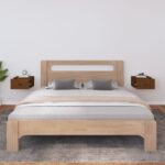 vidaXL Nástenné nočné stolíky 2 ks medovohnedé 40x29,5x22 cm – Obrázok 3