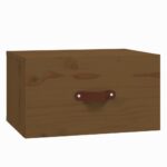 vidaXL Nástenné nočné stolíky 2 ks medovohnedé 40x29,5x22 cm – Obrázok 5