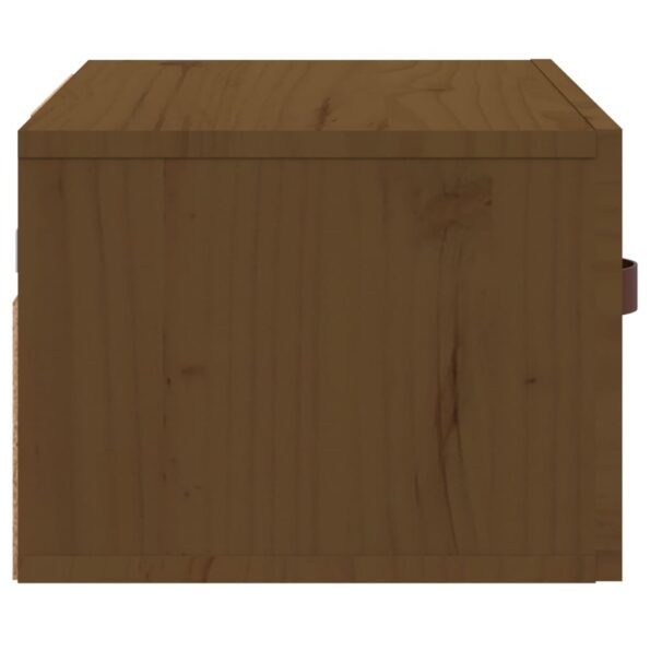 vidaXL Nástenné nočné stolíky 2 ks medovohnedé 40x29,5x22 cm – Obrázok 7