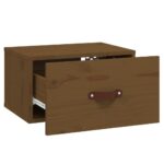 vidaXL Nástenné nočné stolíky 2 ks medovohnedé 40x29,5x22 cm – Obrázok 8