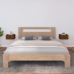 vidaXL Nástenné nočné stolíky 2 ks medovohnedé 40x29,5x22 cm