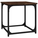 vidaXL Príručný stolík dymový dub 40x40x40 cm spracované drevo – Obrázok 2