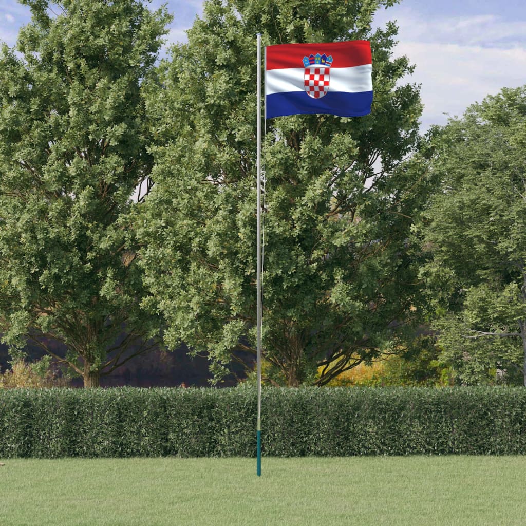 VXL8720845576813_m_en_hd_1.jpg vidaXL Vlajka Chorvátska a tyč 6,08 m hliník – Obrázok 1
