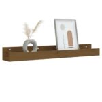 vidaXL Nástenné skrinky 2 ks medovohnedé 80x12x9 cm masívna borovica – Obrázok 7