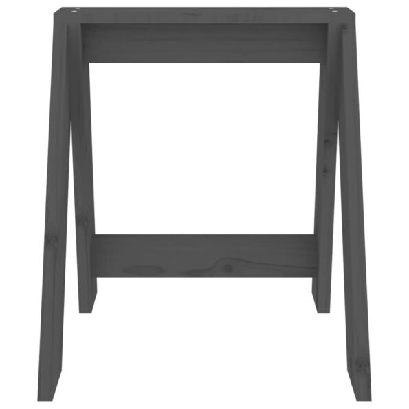 VidaXL Sedadlá 2 ks sivé 40x40x45 cm borovicový masív – Obrázok 6