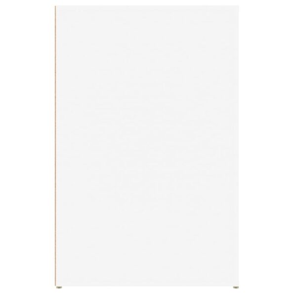 vidaXL Stôl biely 100x49x75 cm spracované drevo – Obrázok 8