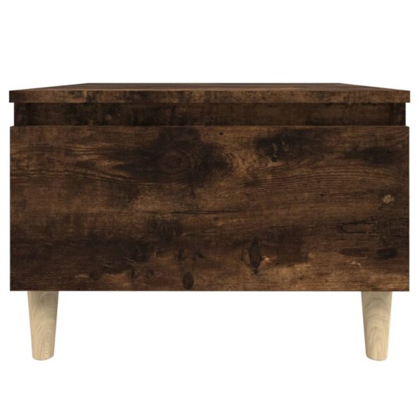 vidaXL Bočný stolík dymový dub 50x46x35 cm spracované drevo – Obrázok 6