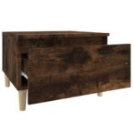 vidaXL Bočný stolík dymový dub 50x46x35 cm spracované drevo – Obrázok 7