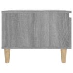 vidaXL Bočný stolík sivý sonoma 50x46x35 cm spracované drevo – Obrázok 8