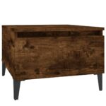 vidaXL Bočné stolíky 2 ks dymový dub 50x46x35 spracované drevo – Obrázok 6
