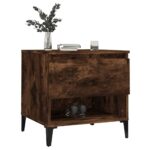 vidaXL Bočné stolíky 2 ks dymový dub 50x46x50 spracované drevo – Obrázok 4