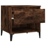 vidaXL Bočné stolíky 2 ks dymový dub 50x46x50 spracované drevo – Obrázok 8