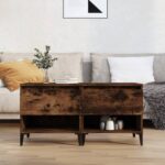 vidaXL Bočné stolíky 2 ks dymový dub 50x46x50 spracované drevo