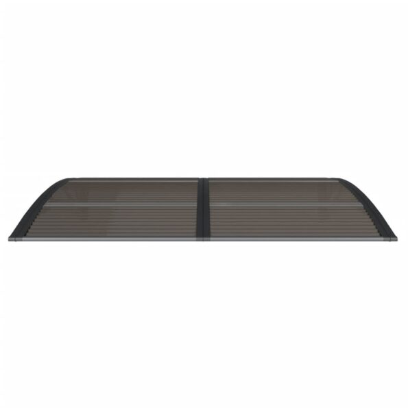 vidaXL Vchodová strieška čierna 150x100 cm polykarbonát – Obrázok 3