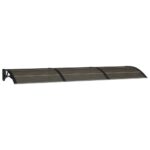 vidaXL Vchodová strieška čierna 300x75 cm polykarbonát – Obrázok 2