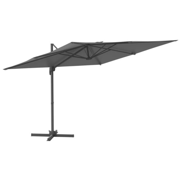 vidaXL LED konzolový dáždnik antracitový 400x300 cm – Obrázok 2