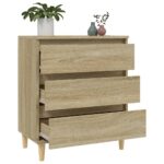 vidaXL Komoda dub sonoma 60x35x70 cm spracované drevo – Obrázok 5