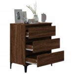 vidaXL Komoda hnedý dub 60x35x70 cm spracované drevo – Obrázok 4