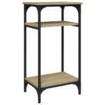 vidaXL Bočný stolík dub sonoma 40x30x75 cm spracované drevo – Obrázok 2