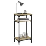vidaXL Bočný stolík dub sonoma 40x30x75 cm spracované drevo – Obrázok 4