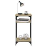 vidaXL Bočný stolík dub sonoma 40x30x75 cm spracované drevo – Obrázok 5
