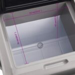 vidaXL Chladiaci box s kolieskom a rukoväťou čierno-sivý 50 l PP – Obrázok 11
