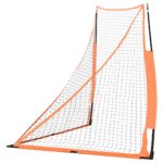 vidaXL Bejzbalová sieť oranžovo-čierna 183x182x183cm oceľ a polyester – Obrázok 4