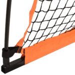 vidaXL Bejzbalová sieť oranžovo-čierna 183x182x183cm oceľ a polyester – Obrázok 6