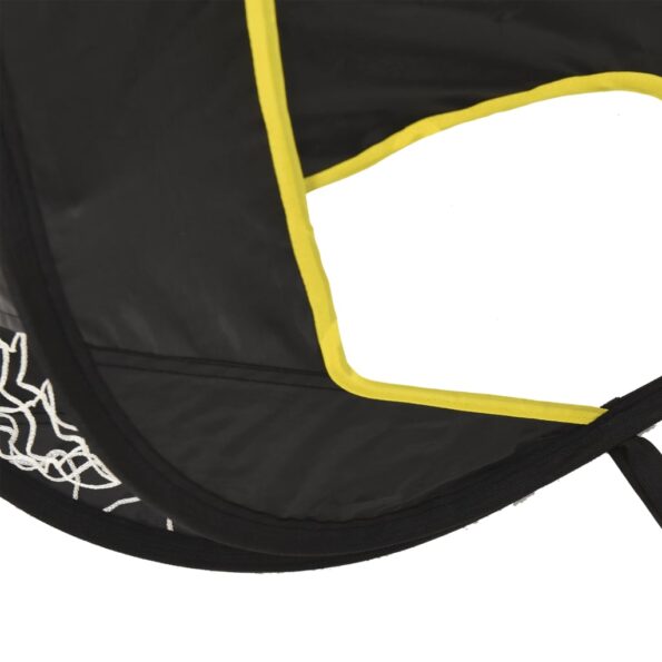 vidaXL Sieť na futbalovú bránku s terčom 120x80x80 cm polyester – Obrázok 5