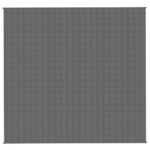 vidaXL Záťažová prikrývka šedá 220x240 cm 15 kg látka – Obrázok 2