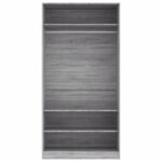 vidaXL Šatník sivý sonoma 100x50x200 cm kompozitné drevo – Obrázok 5