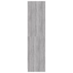 vidaXL Šatník sivý sonoma 100x50x200 cm kompozitné drevo – Obrázok 6