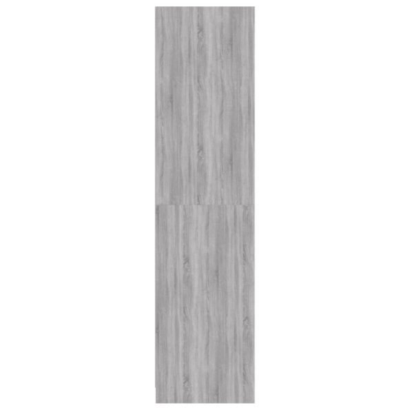 vidaXL Šatník sivý sonoma 100x50x200 cm kompozitné drevo – Obrázok 6
