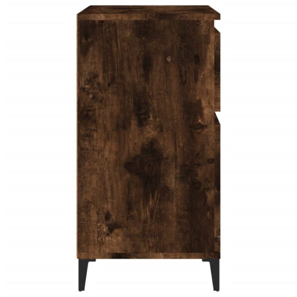 vidaXL Komoda dymový dub 60x35x70 cm spracované drevo – Obrázok 8