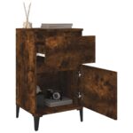 vidaXL Nočné stolíky 2 ks dymový dub 40x35x70 cm – Obrázok 5