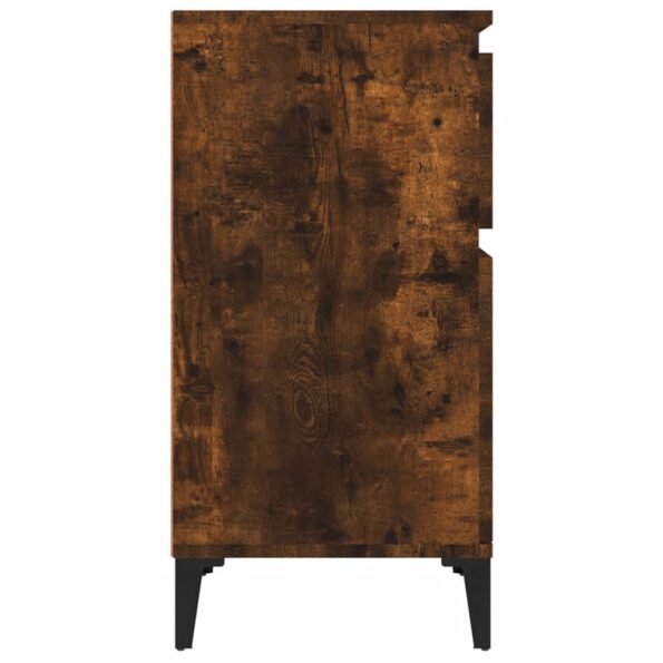 vidaXL Nočné stolíky 2 ks dymový dub 40x35x70 cm – Obrázok 7