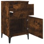 vidaXL Nočné stolíky 2 ks dymový dub 40x35x70 cm – Obrázok 8