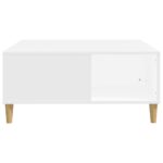 vidaXL Konferenčný stolík biely 80x80x36,5 cm spracované drevo – Obrázok 6