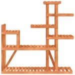 vidaXL Stojan na kvetiny 110x25x111 cm masívna jedľa – Obrázok 4