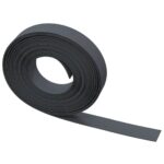 vidaXL Záhradné obruby 3 ks sivé 10 m 10 cm polyetylén – Obrázok 5