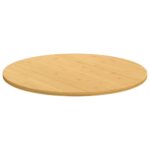 vidaXL Stolová doska Ø80x1,5 cm bambus – Obrázok 2