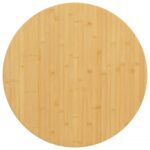 vidaXL Stolová doska Ø60x2,5 cm bambus