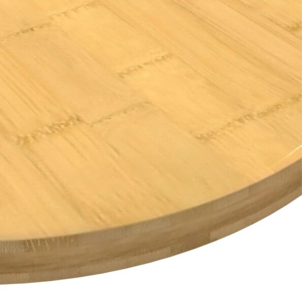 vidaXL Stolová doska Ø60x2,5 cm bambus – Obrázok 3