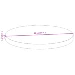 vidaXL Stolová doska Ø60x4 cm bambus – Obrázok 4