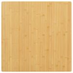 vidaXL Stolová doska 70x70x1,5 cm bambus
