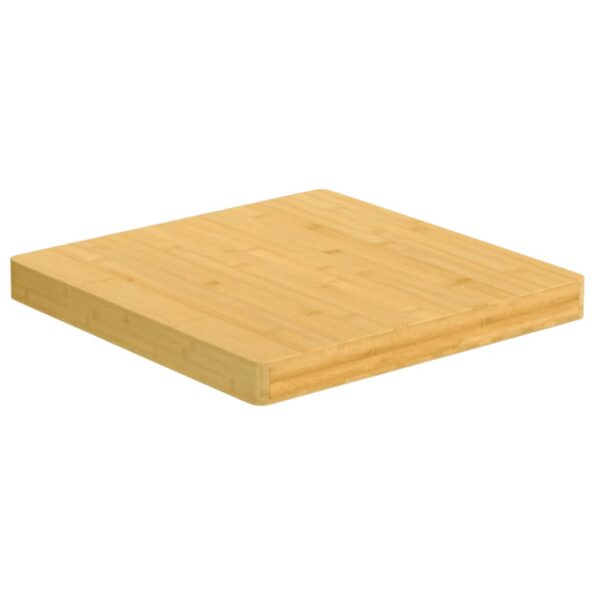 vidaXL Stolová doska 50x50x4 cm bambus – Obrázok 2