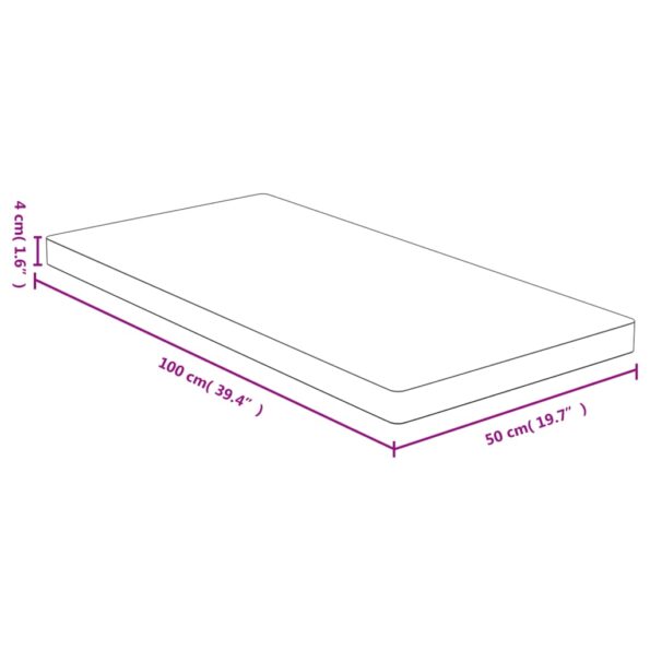 vidaXL Stolová doska 50x100x4 cm bambus – Obrázok 4