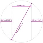 vidaXL Podložka pod bazén svetlosivá Ø366 cm polyesterová geotextília – Obrázok 7