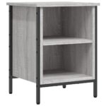 vidaXL Botník sivý dub sonoma 38x35x50 cm kompozitné drevo – Obrázok 2